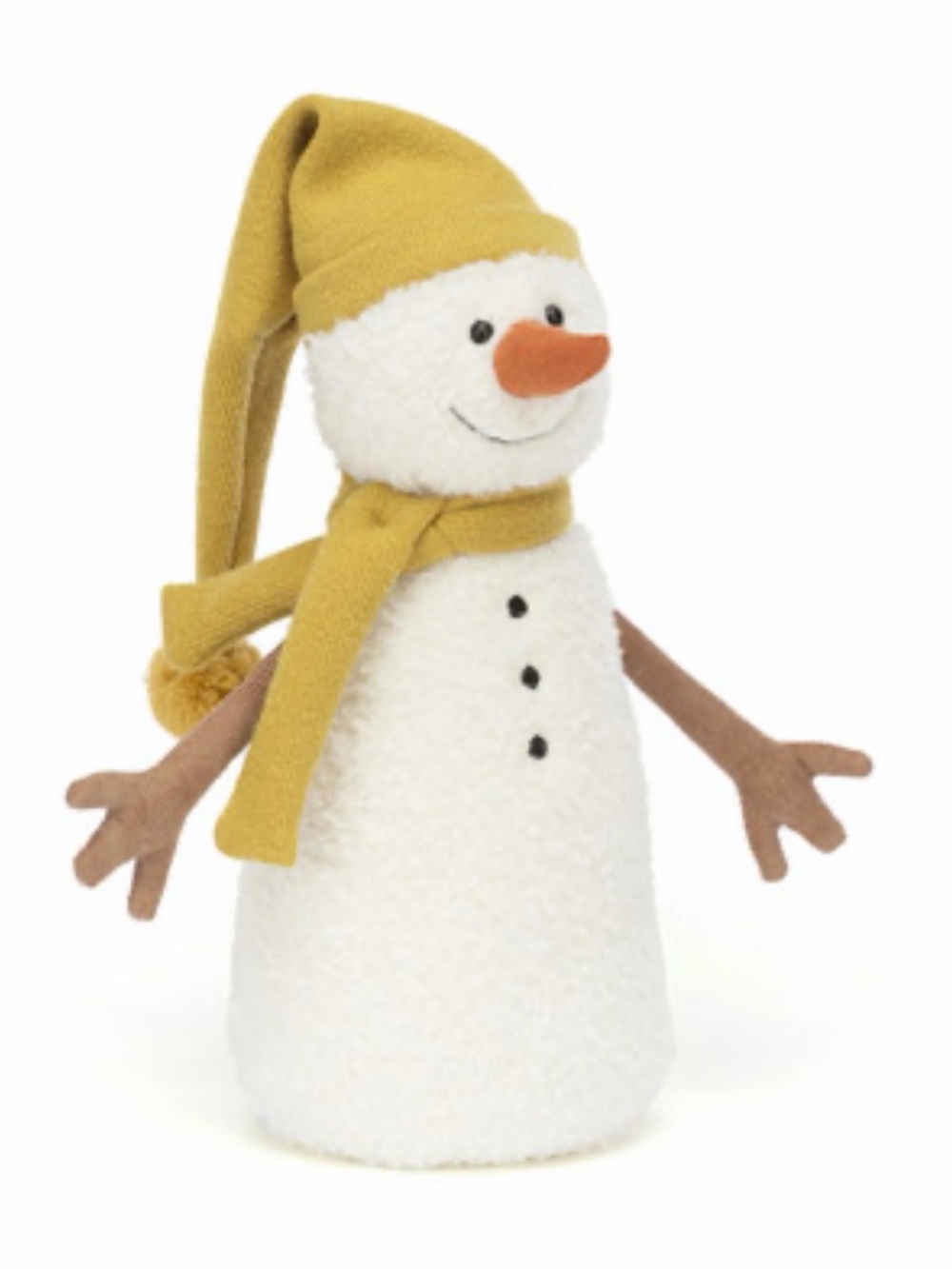 Jellycat Lenny Snowman Plush Toy Rare Retired Collectibles Stuffed Animal NWOT